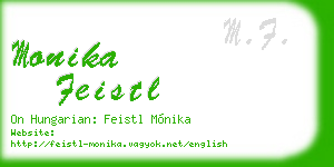 monika feistl business card